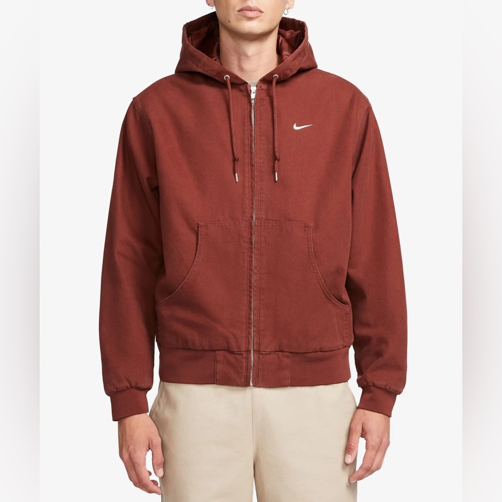 Nike Life Therma-Fit Canvas Padded Hooded Jacket Size L